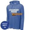 Carroll - PosiCharge ® Tri Blend Wicking Long Sleeve Hoodie Thumbnail