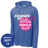 Carroll - PosiCharge ® Tri Blend Wicking Long Sleeve Hoodie Thumbnail