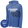 Carroll - PosiCharge ® Tri Blend Wicking Long Sleeve Hoodie Thumbnail