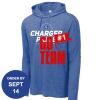 Carroll - PosiCharge ® Tri Blend Wicking Long Sleeve Hoodie Thumbnail