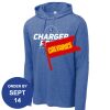 Carroll - PosiCharge ® Tri Blend Wicking Long Sleeve Hoodie Thumbnail