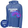Carroll - PosiCharge ® Tri Blend Wicking Long Sleeve Hoodie Thumbnail