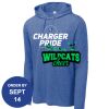 Carroll - PosiCharge ® Tri Blend Wicking Long Sleeve Hoodie Thumbnail