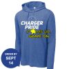Carroll - PosiCharge ® Tri Blend Wicking Long Sleeve Hoodie Thumbnail