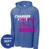 Carroll - PosiCharge ® Tri Blend Wicking Long Sleeve Hoodie Thumbnail