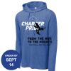 Carroll - PosiCharge ® Tri Blend Wicking Long Sleeve Hoodie Thumbnail
