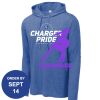 Carroll - PosiCharge ® Tri Blend Wicking Long Sleeve Hoodie Thumbnail