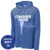 Carroll - PosiCharge ® Tri Blend Wicking Long Sleeve Hoodie Thumbnail