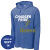 Carroll - PosiCharge ® Tri Blend Wicking Long Sleeve Hoodie Thumbnail