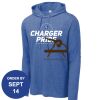 Carroll - PosiCharge ® Tri Blend Wicking Long Sleeve Hoodie Thumbnail
