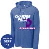 Carroll - PosiCharge ® Tri Blend Wicking Long Sleeve Hoodie Thumbnail