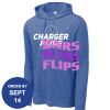 Carroll - PosiCharge ® Tri Blend Wicking Long Sleeve Hoodie Thumbnail