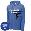 Carroll - PosiCharge ® Tri Blend Wicking Long Sleeve Hoodie Thumbnail