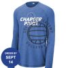 Carroll - PosiCharge ® Long Sleeve Tri Blend Wicking Raglan Tee Thumbnail