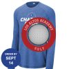 Carroll - PosiCharge ® Long Sleeve Tri Blend Wicking Raglan Tee Thumbnail