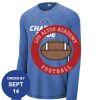 Carroll - PosiCharge ® Long Sleeve Tri Blend Wicking Raglan Tee Thumbnail
