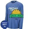 Carroll - PosiCharge ® Long Sleeve Tri Blend Wicking Raglan Tee Thumbnail