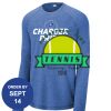 Carroll - PosiCharge ® Long Sleeve Tri Blend Wicking Raglan Tee Thumbnail