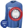 Carroll - PosiCharge ® Long Sleeve Tri Blend Wicking Raglan Tee Thumbnail