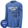 Carroll - PosiCharge ® Long Sleeve Tri Blend Wicking Raglan Tee Thumbnail