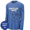 Carroll - PosiCharge ® Long Sleeve Tri Blend Wicking Raglan Tee Thumbnail