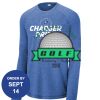 Carroll - PosiCharge ® Long Sleeve Tri Blend Wicking Raglan Tee Thumbnail