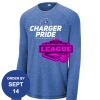 Carroll - PosiCharge ® Long Sleeve Tri Blend Wicking Raglan Tee Thumbnail