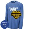 Carroll - PosiCharge ® Long Sleeve Tri Blend Wicking Raglan Tee Thumbnail