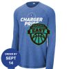 Carroll - PosiCharge ® Long Sleeve Tri Blend Wicking Raglan Tee Thumbnail