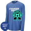 Carroll - PosiCharge ® Long Sleeve Tri Blend Wicking Raglan Tee Thumbnail