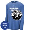 Carroll - PosiCharge ® Long Sleeve Tri Blend Wicking Raglan Tee Thumbnail