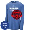 Carroll - PosiCharge ® Long Sleeve Tri Blend Wicking Raglan Tee Thumbnail