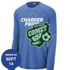 Carroll - PosiCharge ® Long Sleeve Tri Blend Wicking Raglan Tee Thumbnail
