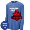 Carroll - PosiCharge ® Long Sleeve Tri Blend Wicking Raglan Tee Thumbnail