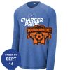 Carroll - PosiCharge ® Long Sleeve Tri Blend Wicking Raglan Tee Thumbnail