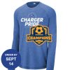 Carroll - PosiCharge ® Long Sleeve Tri Blend Wicking Raglan Tee Thumbnail