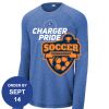 Carroll - PosiCharge ® Long Sleeve Tri Blend Wicking Raglan Tee Thumbnail
