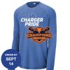 Carroll - PosiCharge ® Long Sleeve Tri Blend Wicking Raglan Tee Thumbnail