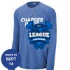 Carroll - PosiCharge ® Long Sleeve Tri Blend Wicking Raglan Tee Thumbnail