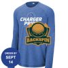 Carroll - PosiCharge ® Long Sleeve Tri Blend Wicking Raglan Tee Thumbnail