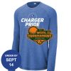 Carroll - PosiCharge ® Long Sleeve Tri Blend Wicking Raglan Tee Thumbnail