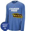 Carroll - PosiCharge ® Long Sleeve Tri Blend Wicking Raglan Tee Thumbnail
