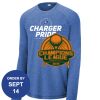 Carroll - PosiCharge ® Long Sleeve Tri Blend Wicking Raglan Tee Thumbnail