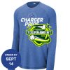 Carroll - PosiCharge ® Long Sleeve Tri Blend Wicking Raglan Tee Thumbnail