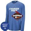 Carroll - PosiCharge ® Long Sleeve Tri Blend Wicking Raglan Tee Thumbnail