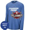 Carroll - PosiCharge ® Long Sleeve Tri Blend Wicking Raglan Tee Thumbnail
