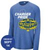 Carroll - PosiCharge ® Long Sleeve Tri Blend Wicking Raglan Tee Thumbnail