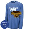 Carroll - PosiCharge ® Long Sleeve Tri Blend Wicking Raglan Tee Thumbnail
