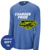 Carroll - PosiCharge ® Long Sleeve Tri Blend Wicking Raglan Tee Thumbnail