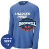 Carroll - PosiCharge ® Long Sleeve Tri Blend Wicking Raglan Tee Thumbnail